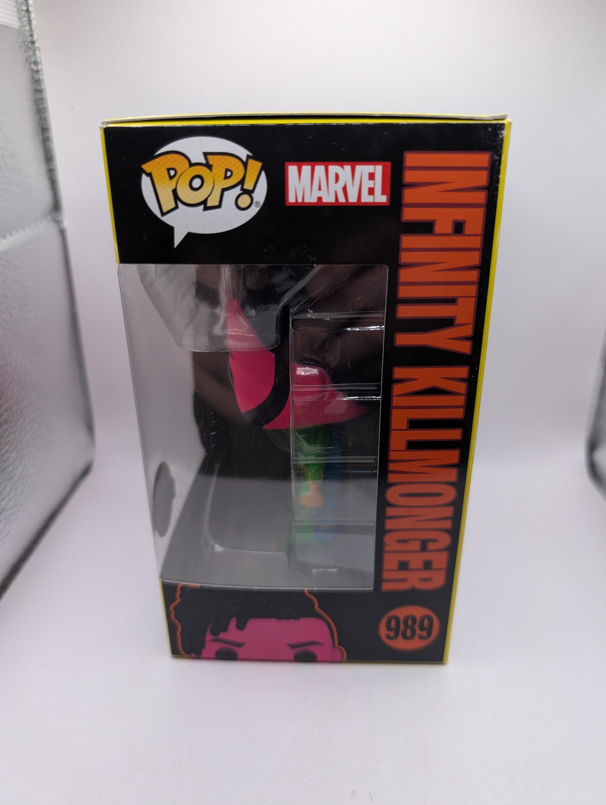 RARE Black Light Infinity Killmonger 989 Funko Pop Vinyl FRENLY BRICKS - Open 7 Days
