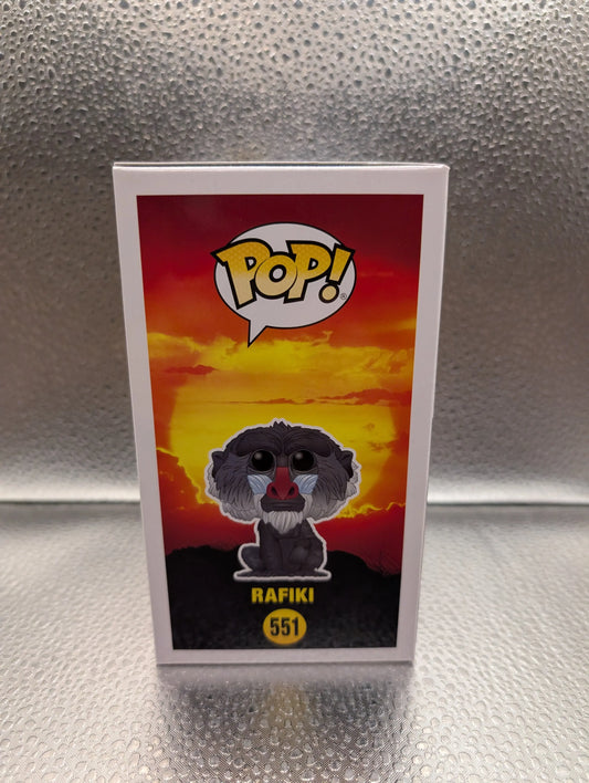 Funko Pop! Vinyl Figure - Disney #551 - Rafiki [Flocked] - Funko Shop Exclusive FRENLY BRICKS - Open 7 Days