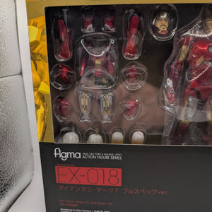 Figma Iron Man Mark 7 VII Ex-018 Full Spec Version Diecast Max Factory FRENLY BRICKS - Open 7 Days