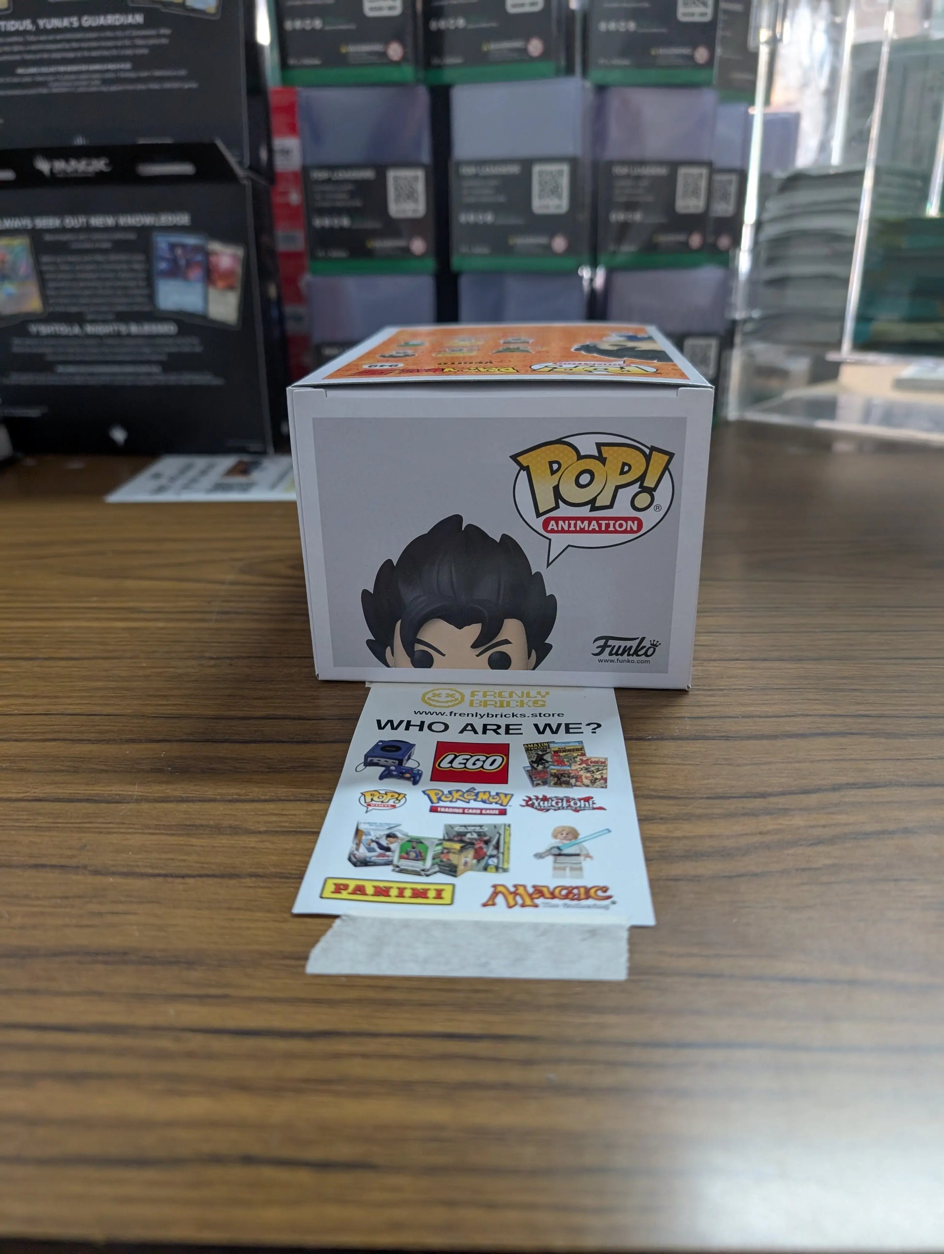 FUNKO Pop Vinyl Vegeta #949 FRENLY BRICKS - Open 7 Days