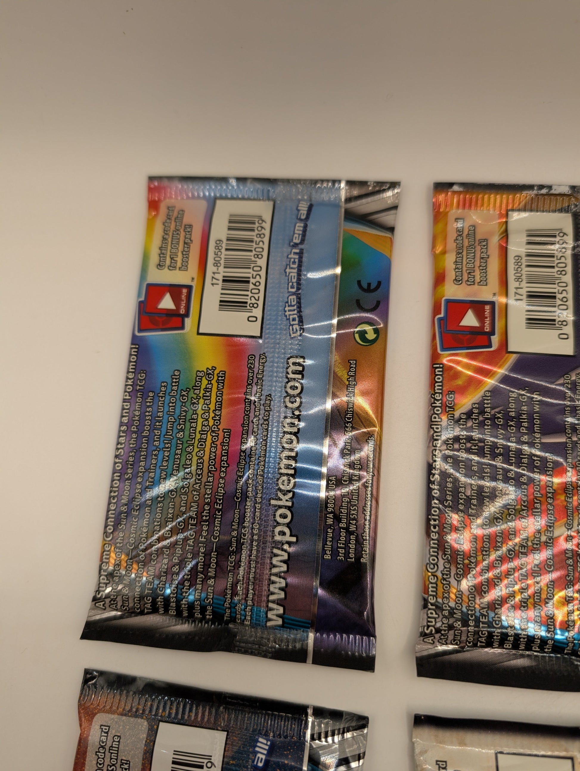 POKEMON TCG COSMIC ECLIPSE 4x Booster Packs (Complete Art Set) Factory Sealed FRENLY BRICKS - Open 7 Days