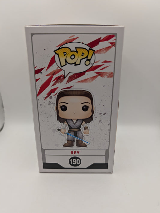 Star Wars - Rey Episode VIII The Last Jedi Pop! Vinyl #190 FRENLY BRICKS - Open 7 Days