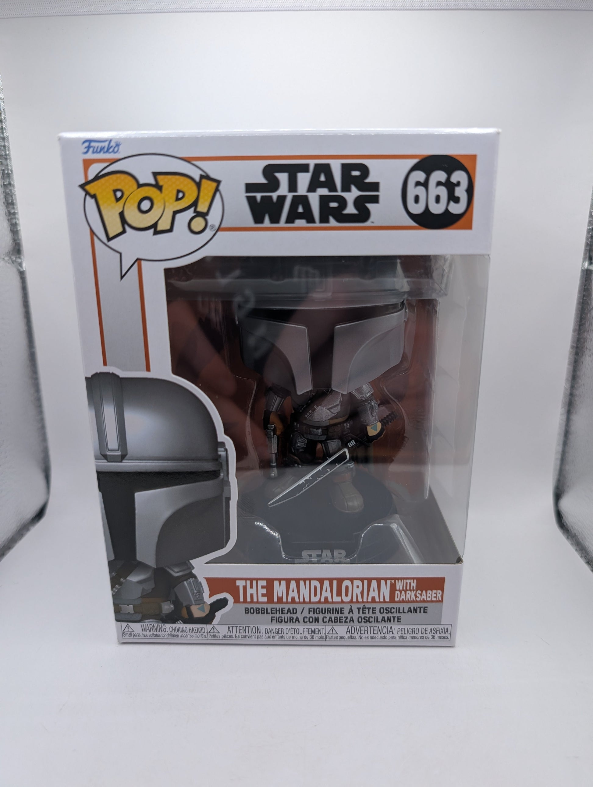 Funko Pop! Star Wars The Mandalorian with Darksaber #663 FRENLY BRICKS - Open 7 Days