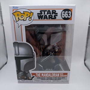 Funko Pop! Star Wars The Mandalorian with Darksaber #663 FRENLY BRICKS - Open 7 Days