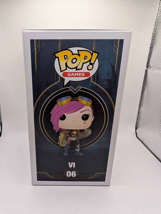 League of Legends #06 Vi Funko Pop! VAULTED Rare FRENLY BRICKS - Open 7 Days