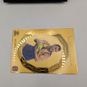 Luke Shuey 24k Gold Card Craft 2025 Teamcoach AFL Footy Card West Coast Eagles