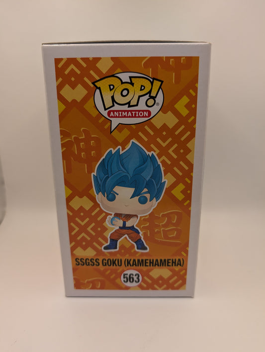 Pop Vinyl 563 - Dragon Ball Super - SSGSS Goku (Kamehameha) - Special Edition FRENLY BRICKS - Open 7 Days