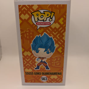 Pop Vinyl 563 - Dragon Ball Super - SSGSS Goku (Kamehameha) - Special Edition FRENLY BRICKS - Open 7 Days