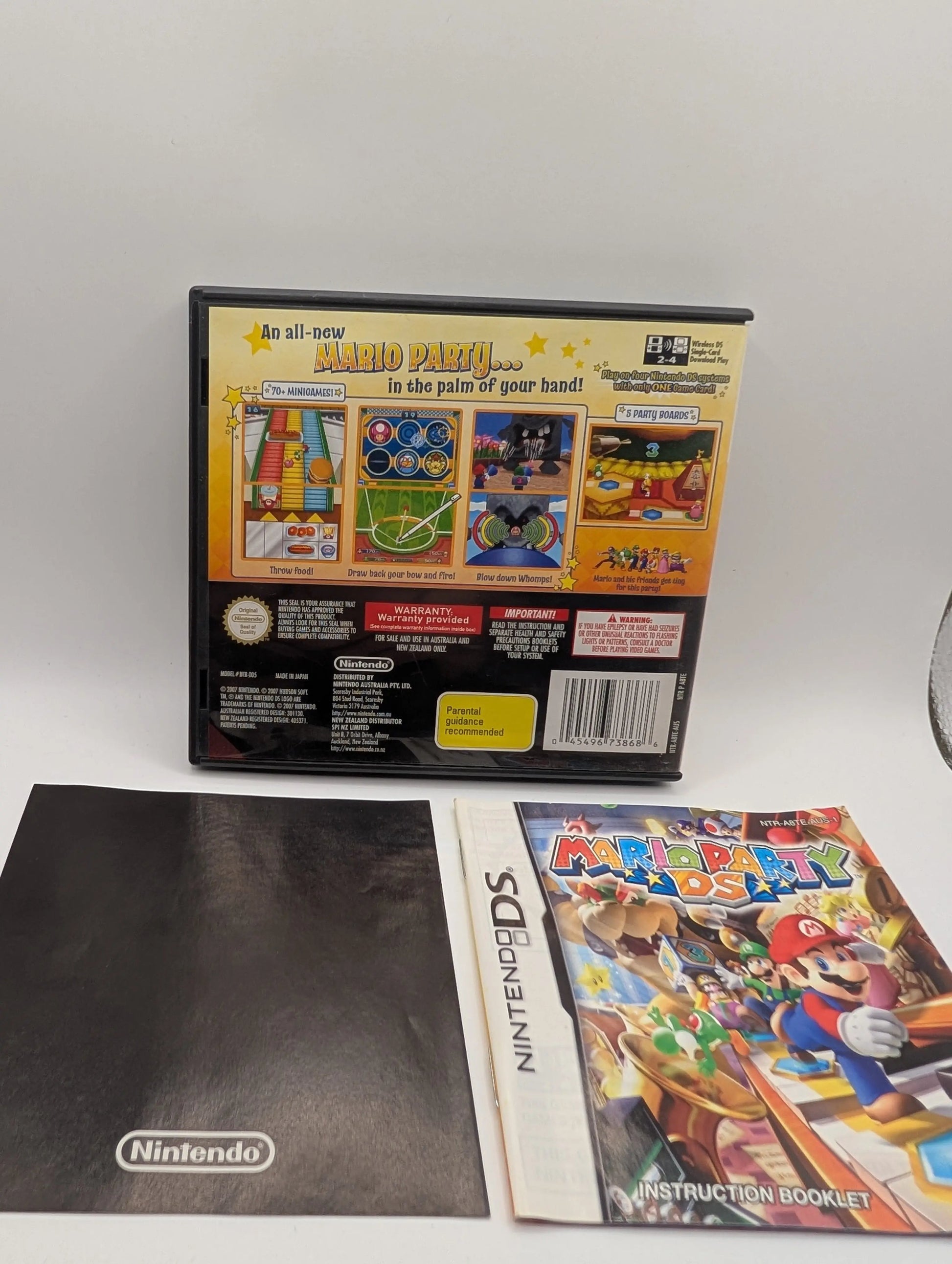 MARIO PARTY DS Game for Nintendo DS Handheld Title from 2007 COMPLETE + Manuals FRENLY BRICKS - Open 7 Days