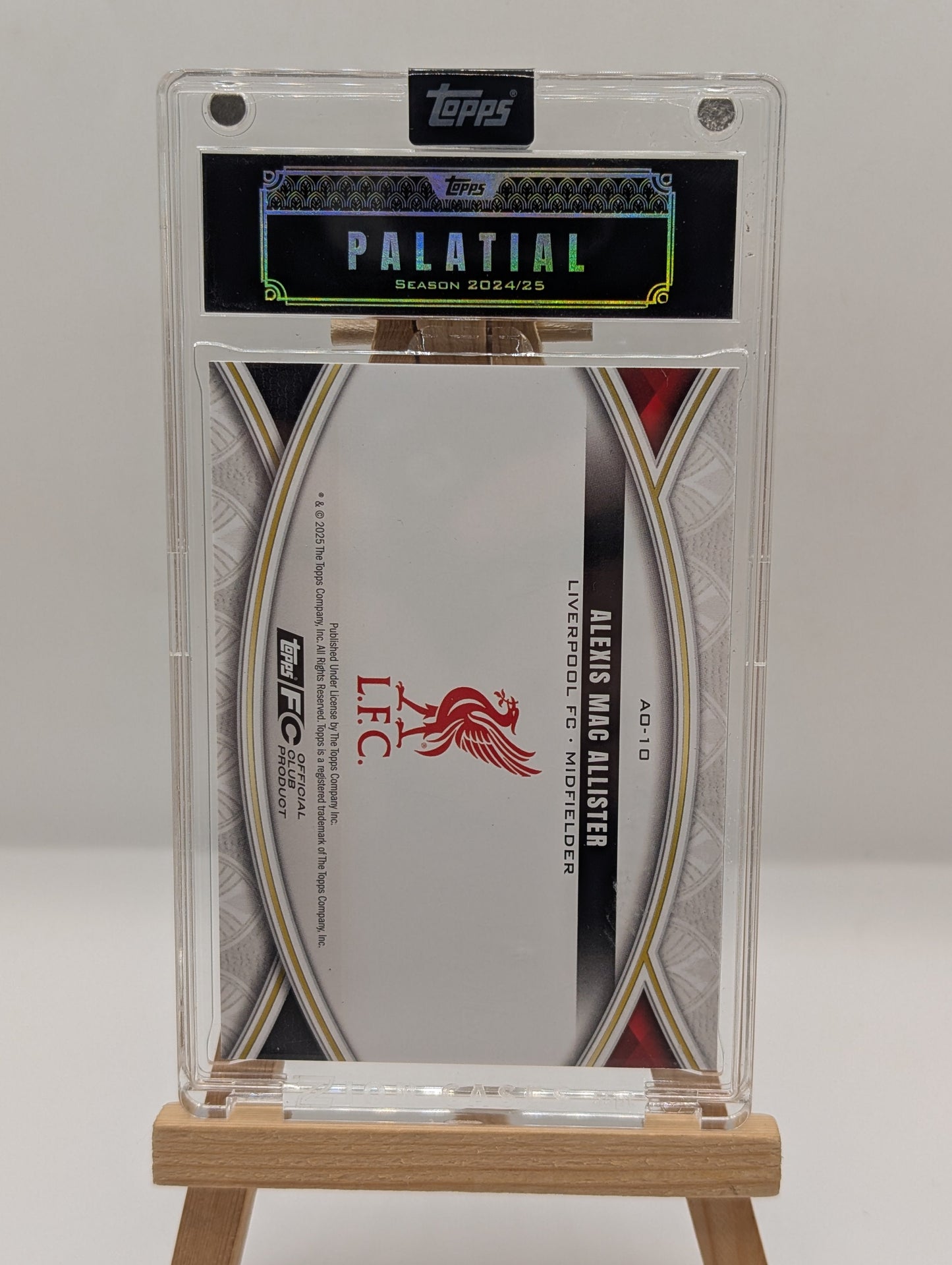Topps Palatial Liverpool FC 2024/25 Alexis Mac Alister 1/10 FRENLY BRICKS - Open 7 Days