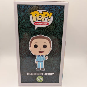 Funko Pop! Tracksuit Jerry #574 Rick and Morty 2019 SDCC Exclusive Vaulted