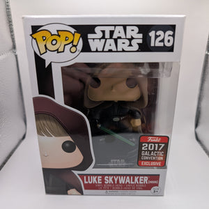 Luke Skywalker #126 (Hooded) Galactic Con 2017 Stickered Exclusive FRENLY BRICKS - Open 7 Days