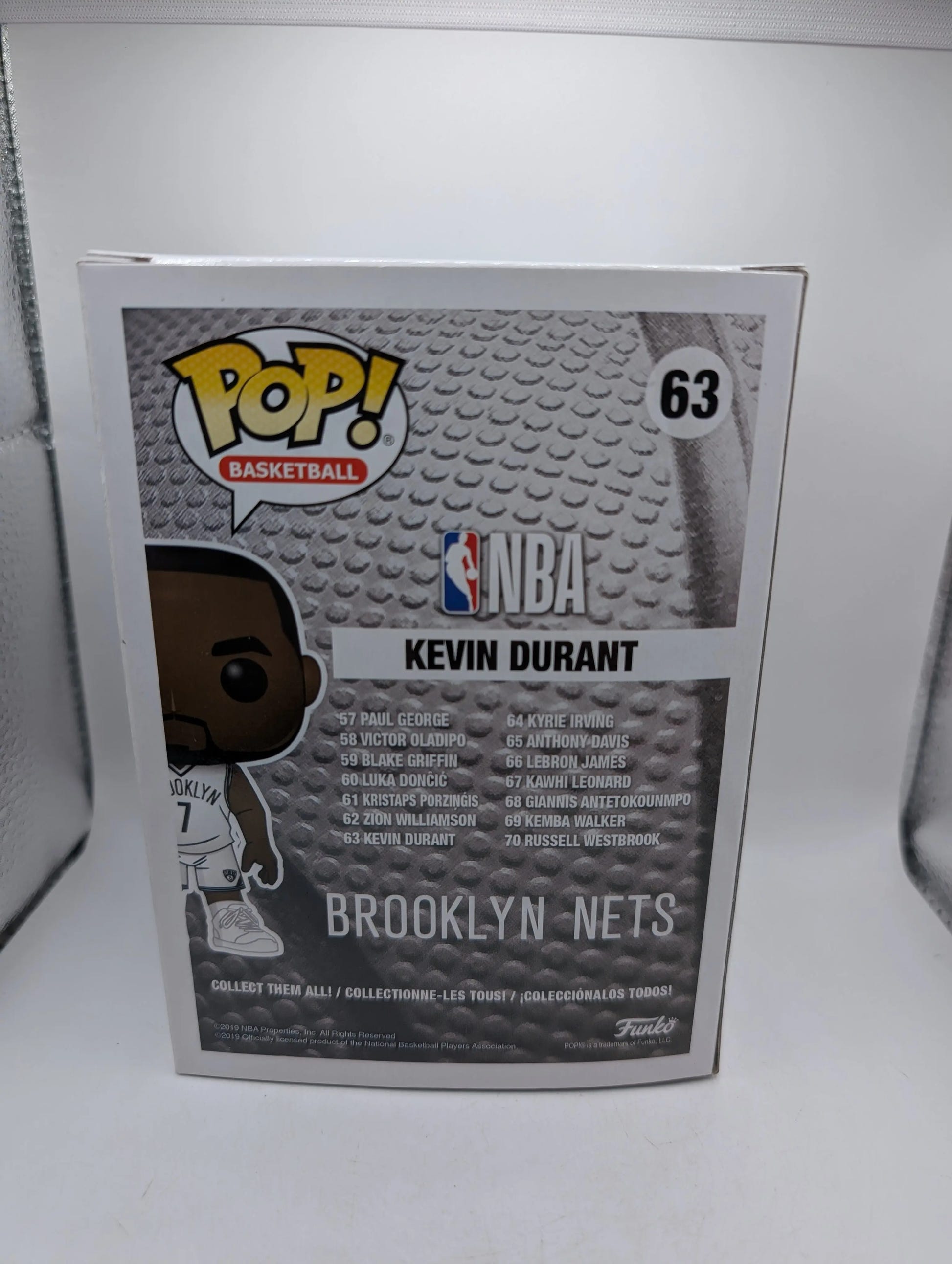 Kevin Durant Brooklyn Nets NBA Funko POP! Vinyl 63, photo 4 image 4