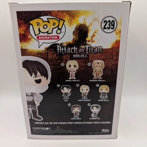 Funko Pop! Attack On Titan Cleaning Levi #239 Hot Topic Exclusive Vaulted FRENLY BRICKS - Open 7 Days