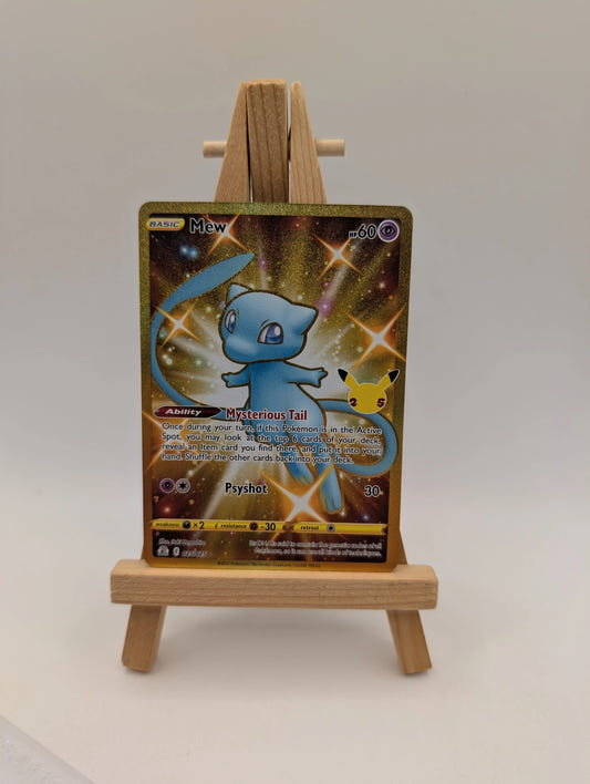 Mew 025/025 - Celebrations Rare Pokemon TCG Holo FRENLY BRICKS - Open 7 Days