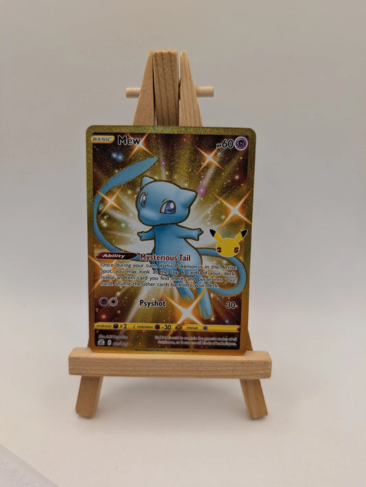 Mew 025/025 - Celebrations Rare Pokemon TCG Holo FRENLY BRICKS - Open 7 Days