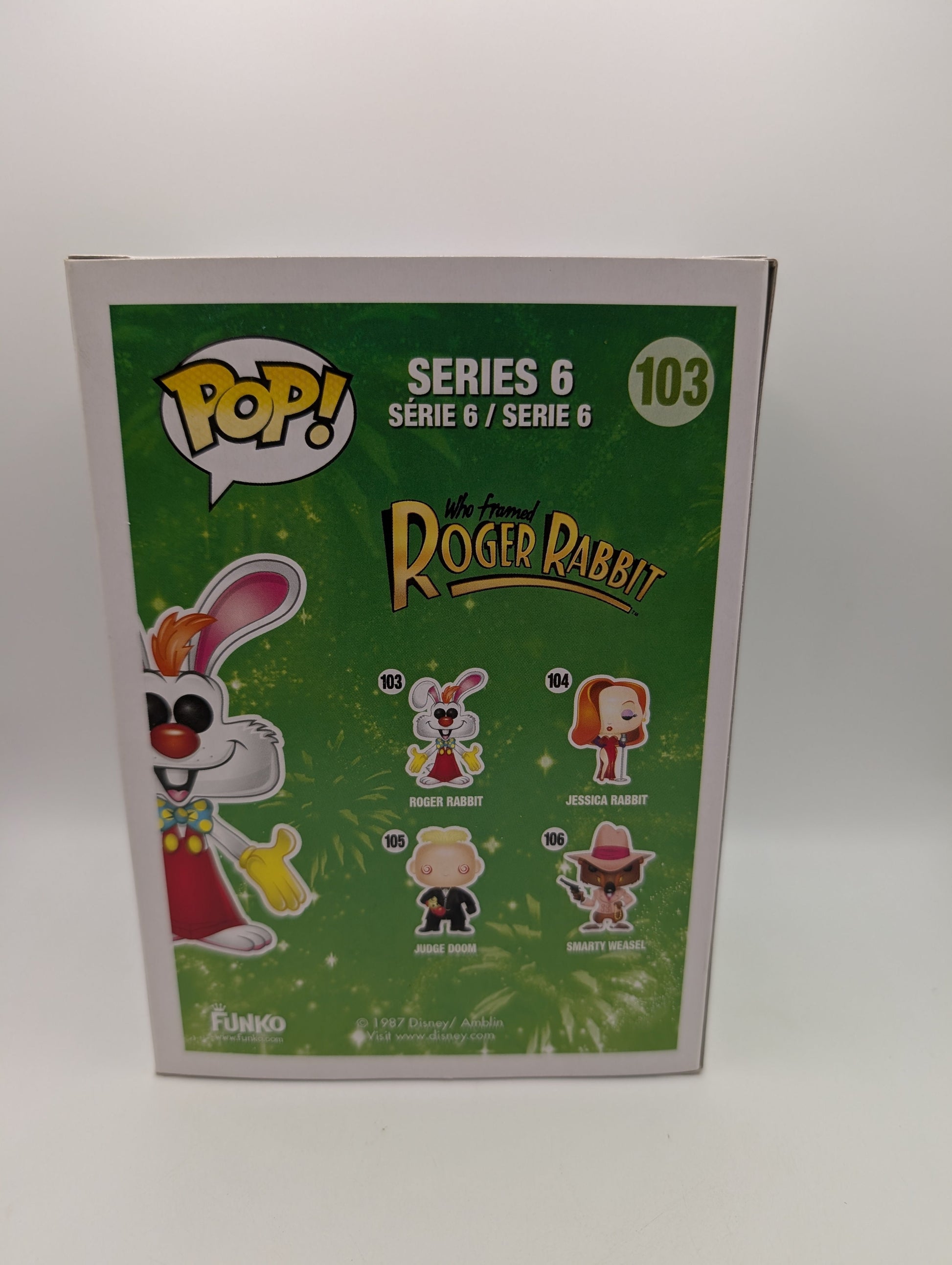 Roger Rabbit Funko Pop! #103 - Vinyl Figure - Disney Who Framed Roger Rabbit FRENLY BRICKS - Open 7 Days