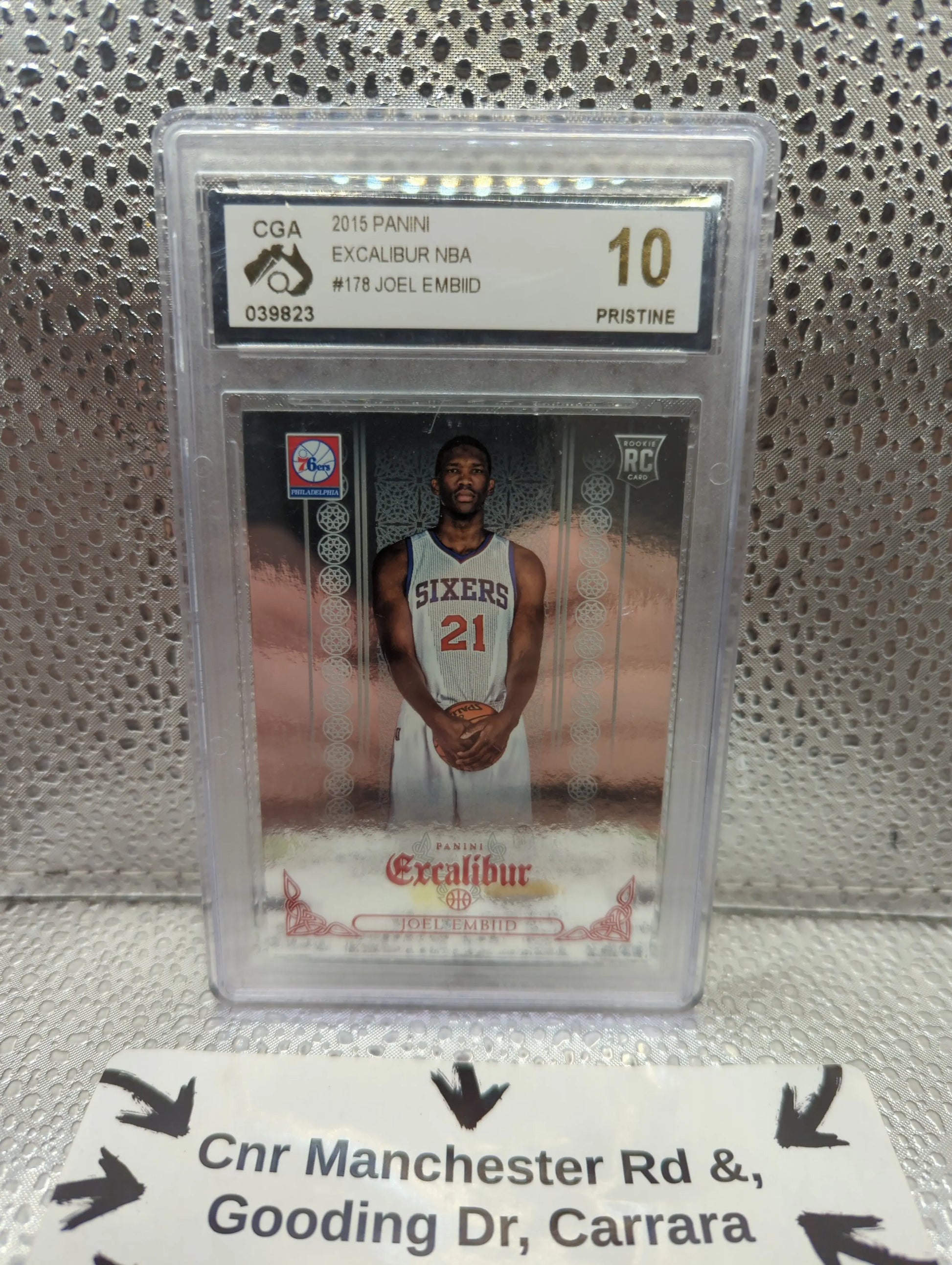 2015 Panini Excalibur NBA #178 - Joel Embiid CGA Pristine 10 FRENLY BRICKS - Open 7 Days