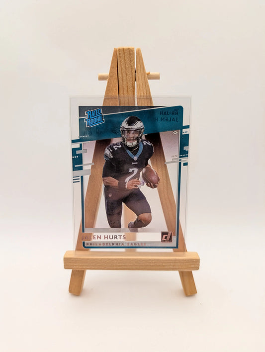Jalen Hurts 2020 Panini Chronicles Clearly Donruss Philadelphia Eagles RR-JAH RC FRENLY BRICKS - Open 7 Days