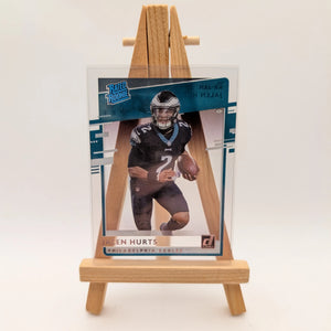 Jalen Hurts 2020 Panini Chronicles Clearly Donruss Philadelphia Eagles RR-JAH RC FRENLY BRICKS - Open 7 Days