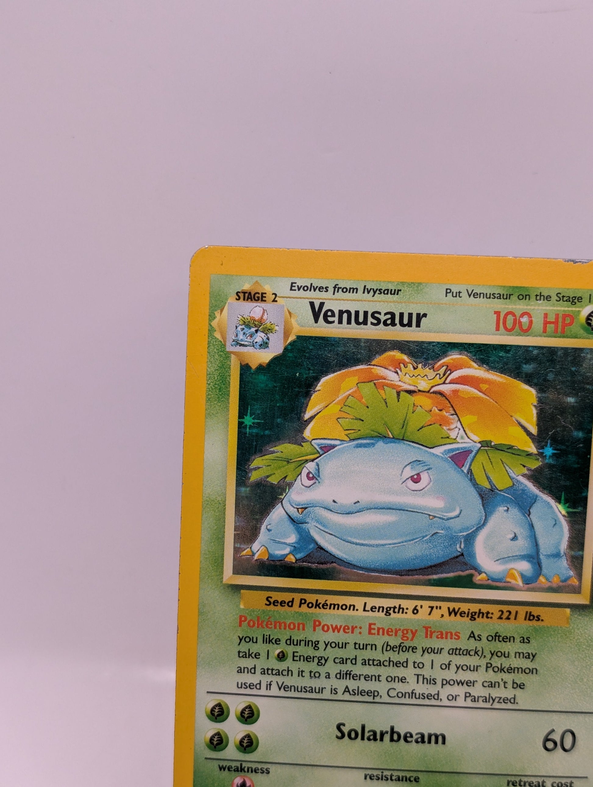 Pokémon TCG Venusaur Base Set 15/102 Holo Unlimited Holo Rare FRENLY BRICKS - Open 7 Days