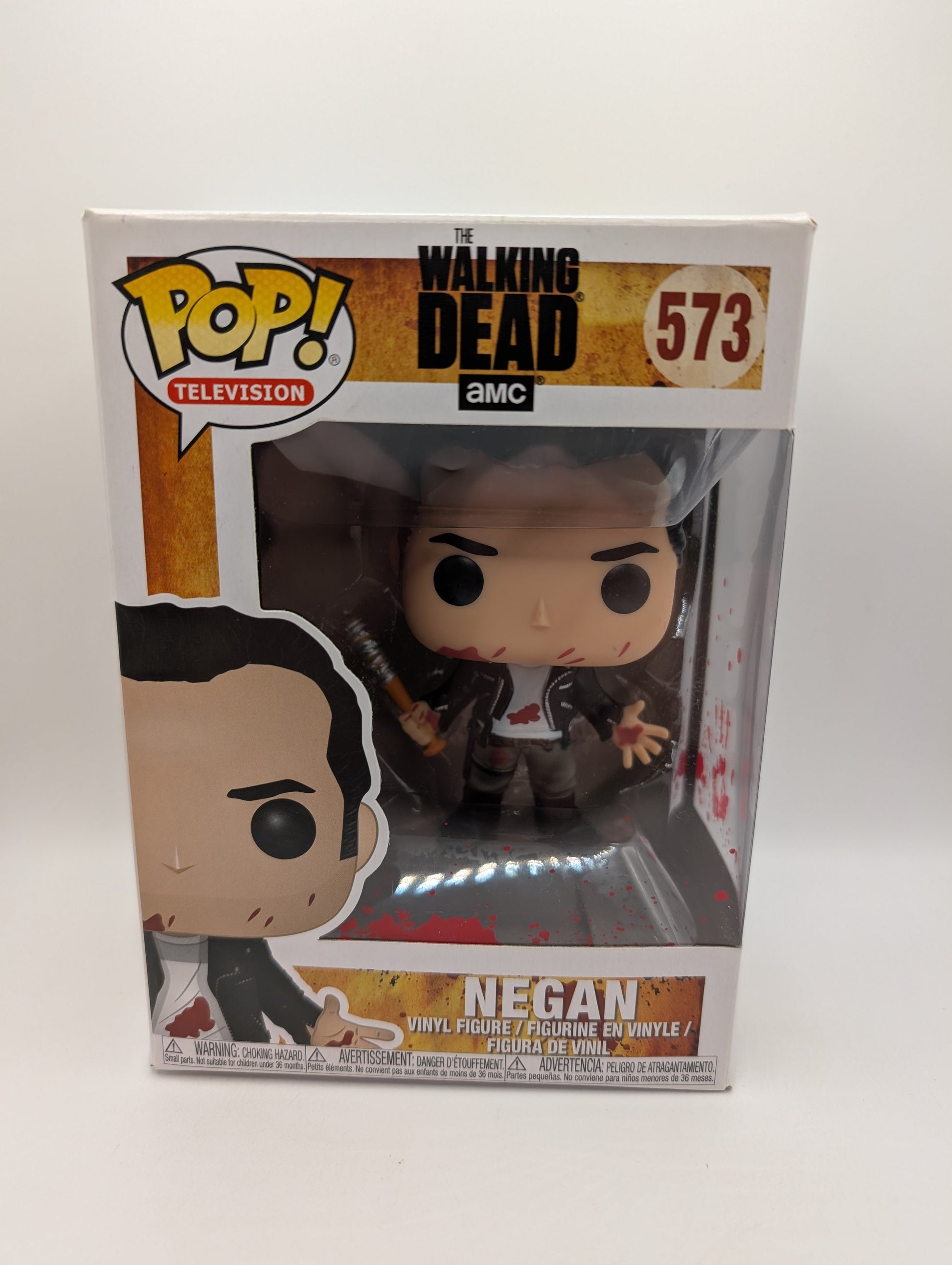 Funko Pop! Vinyl Negan 573 Bloody The Walking Dead 2017 Vaulted Pop FRENLY BRICKS - Open 7 Days