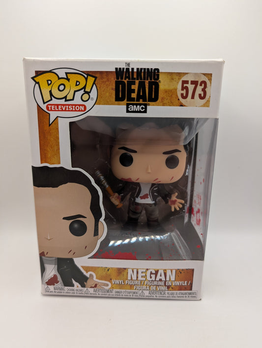 Funko Pop! Vinyl Negan 573 Bloody The Walking Dead 2017 Vaulted Pop FRENLY BRICKS - Open 7 Days