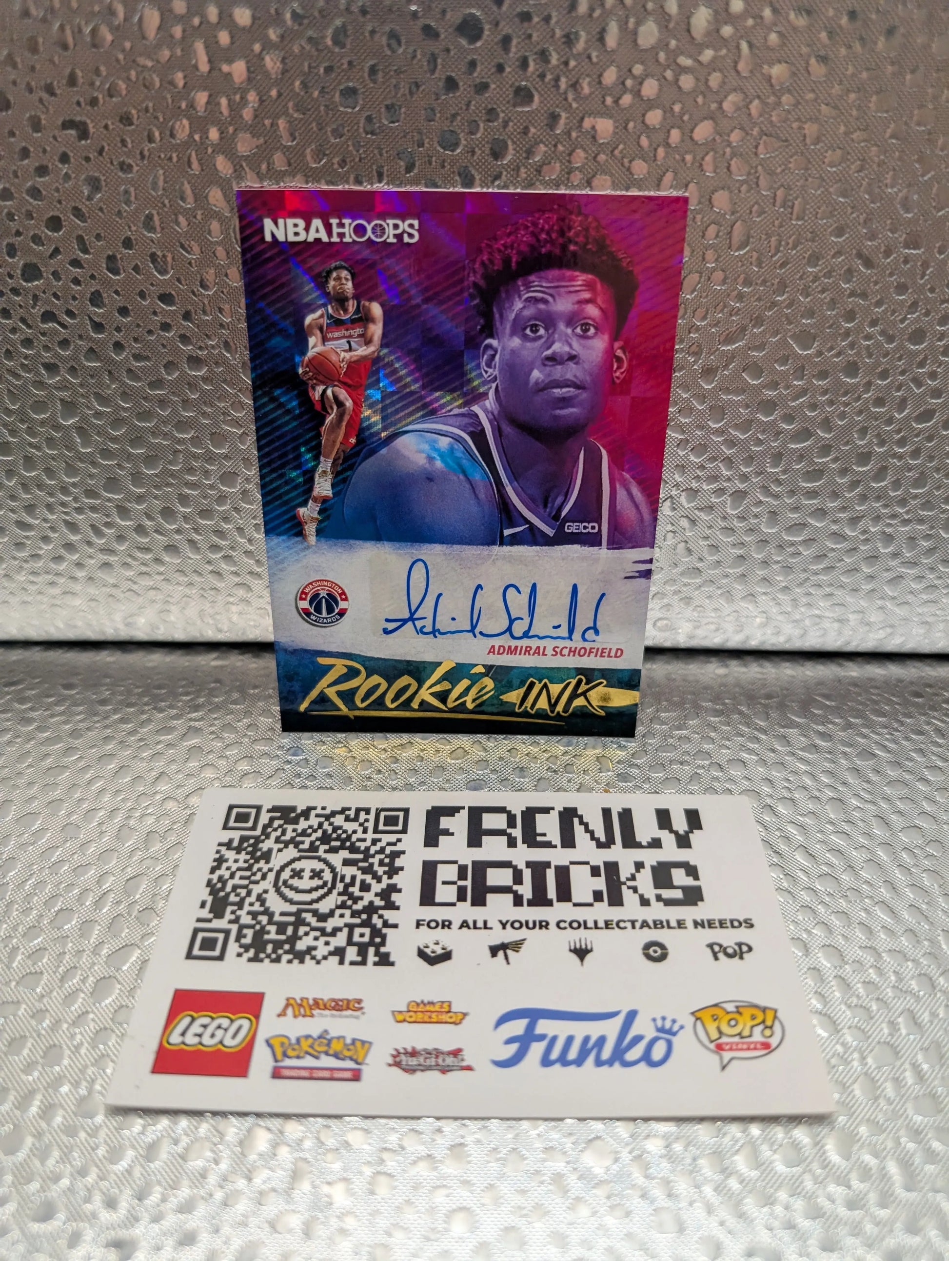 2019-20 Hoops Premium Stock Rookie Ink #8 Admiral Schofield Auto FRENLY BRICKS - Open 7 Days