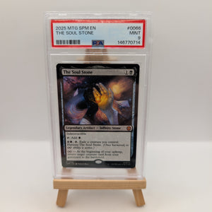 2025 MTG MARVEL'S SPIDER-MAN #0066 THE SOUL STONE PSA 9 FRENLY BRICKS - Open 7 Days