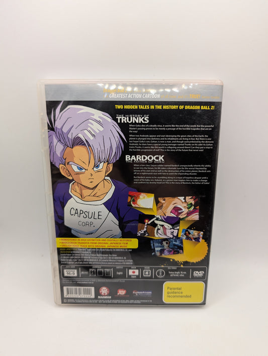 Dragon Ball Z - History Of Trunks | Bardock The Father Of Goku - Region 4 Dvd FRENLY BRICKS - Open 7 Days