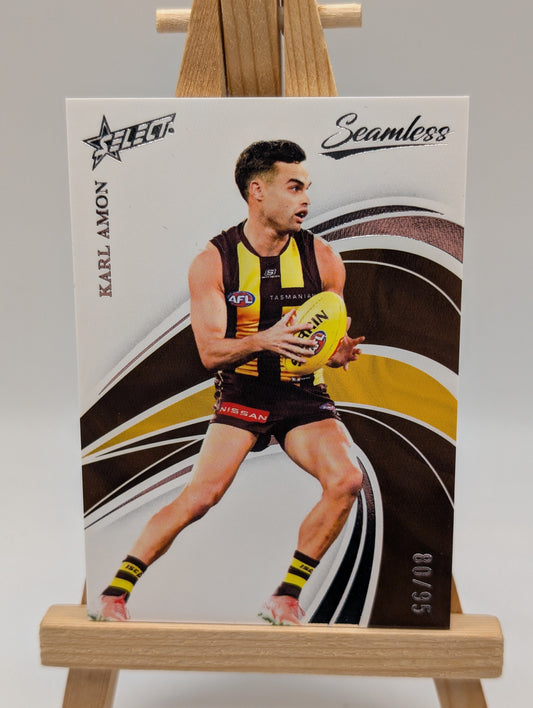 2025 AFL Select Seamless Karl Amon Base /95 FRENLY BRICKS - Open 7 Days