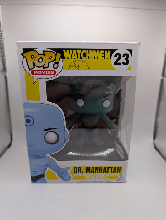 Movies Funko Pop - Dr. Manhattan #23 - Watchmen - Rare Vaulted FRENLY BRICKS - Open 7 Days