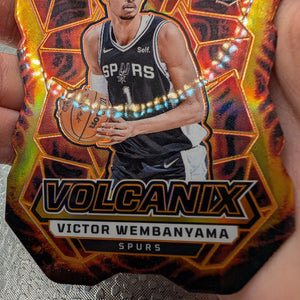 Victor Wembanyama Obsidian Volcanic Spurs RC Panini FRENLY BRICKS - Open 7 Days