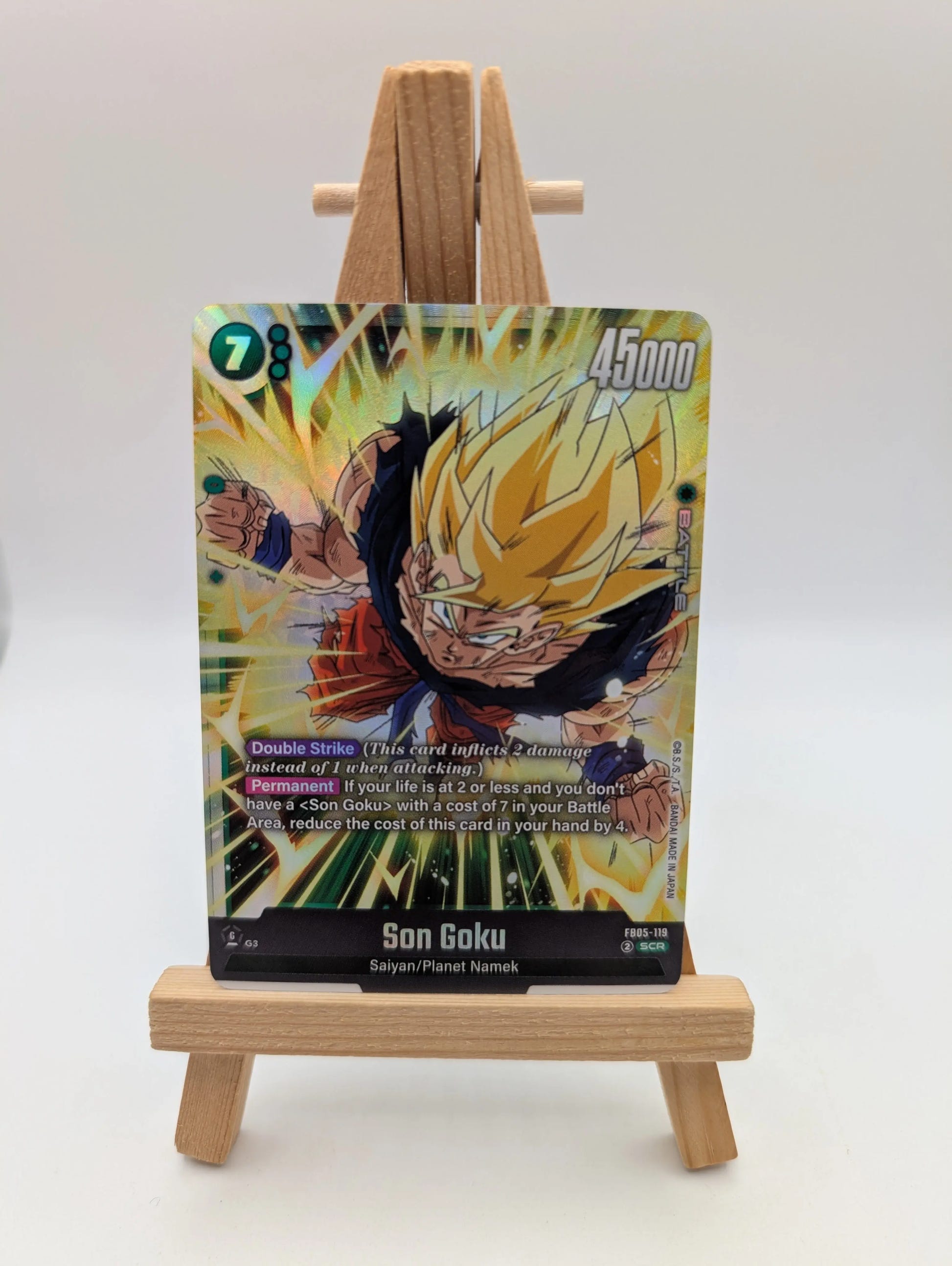 Dragon Ball Fusion World FB05-119 - Son Goku  (SCR) New Adventure FB05 English FRENLY BRICKS - Open 7 Days image 1