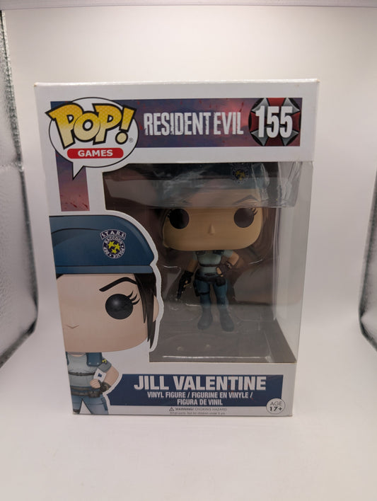 Funko Pop! Games Vinyl - Resident Evil - Jill Valentine #155 Vaulted Rare Figure FRENLY BRICKS - Open 7 Days