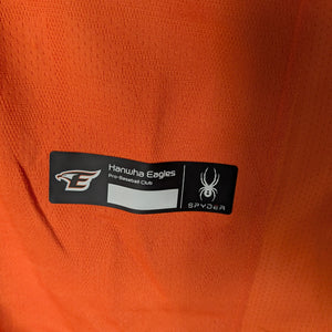 KBO Spyder Hanwha Eagles 2024 Authentic Orange Home XXL Jersey