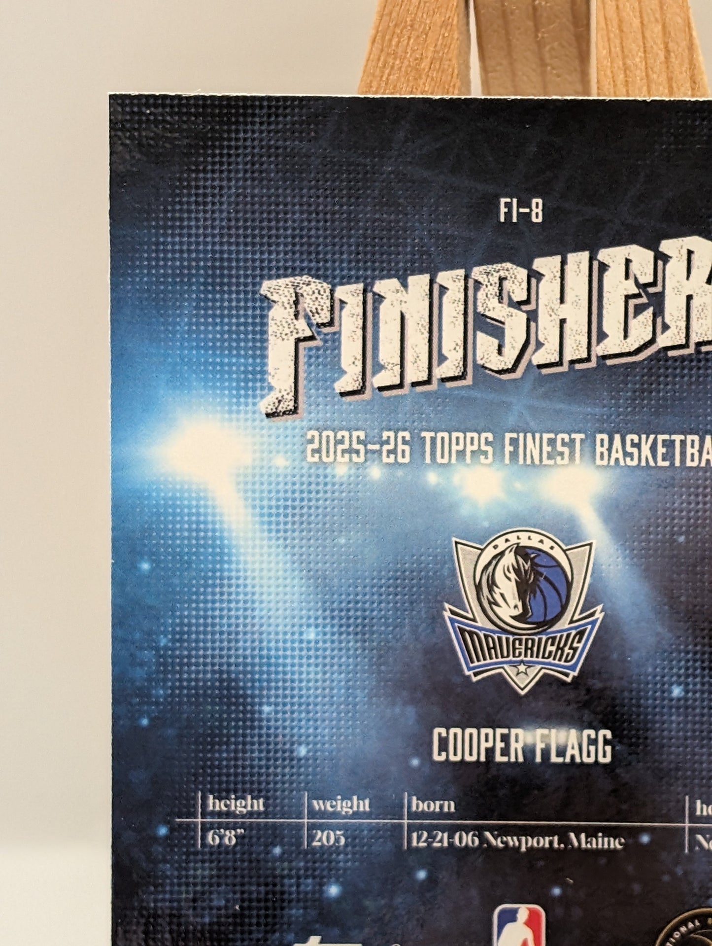 2025-26 Topps Finest - Finishers Cooper Flagg #FI-8 Purple Refractor/125 (RC) FRENLY BRICKS - Open 7 Days