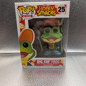 FUNKO Pop Vinyl Dig Em' Frog Ad Icons #25 FRENLY BRICKS - Open 7 Days