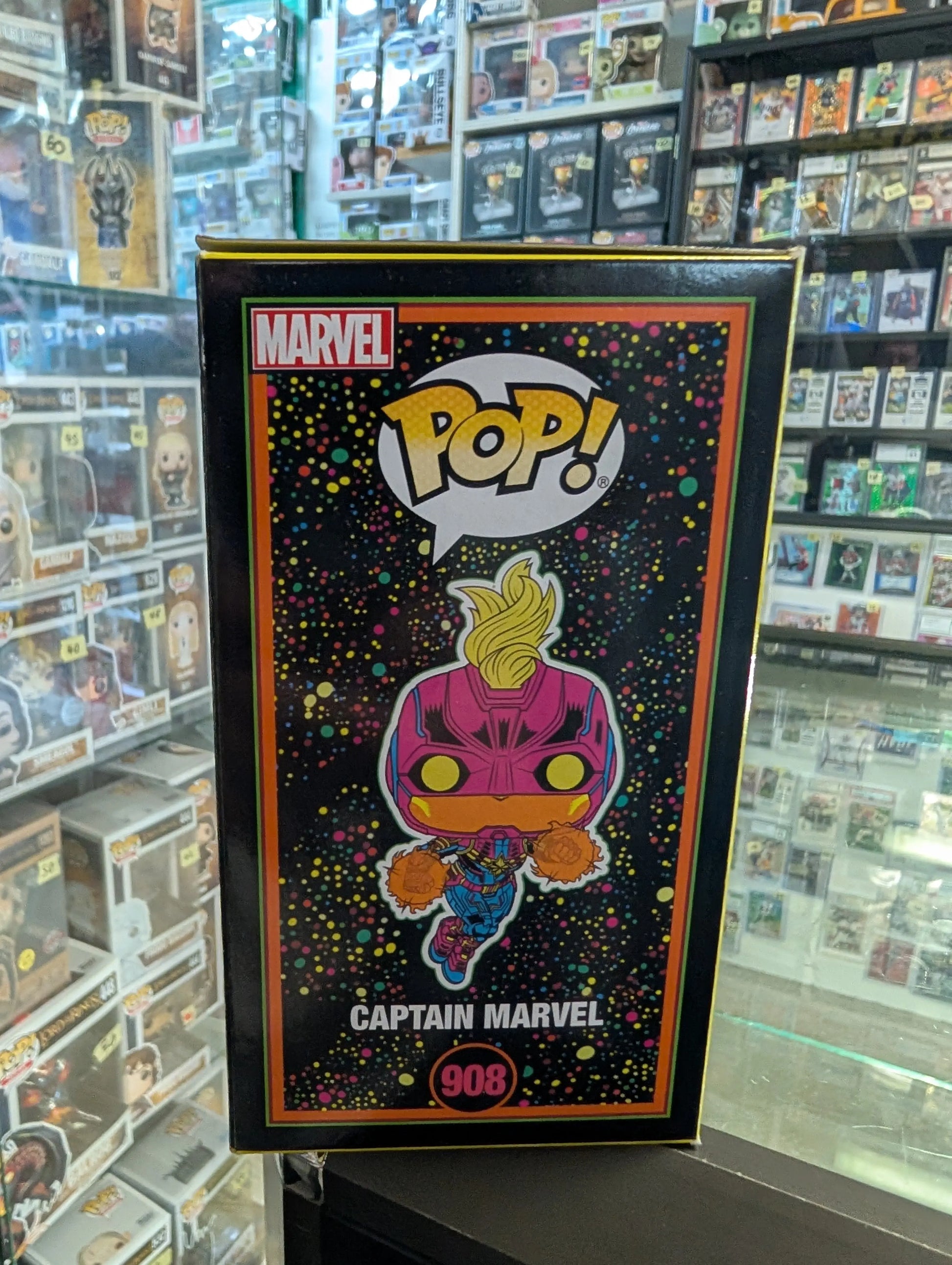 Funko Pop! Captain Marvel - Captain Marvel Special Edt. Vinyl 908 FRENLY BRICKS - Open 7 Days