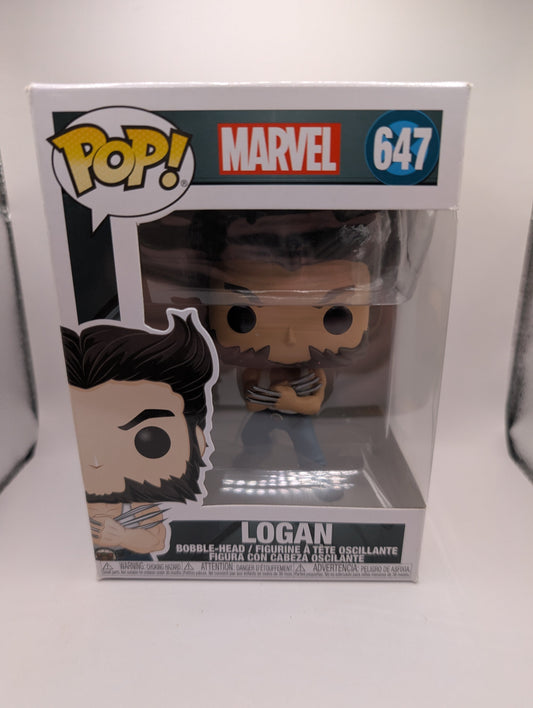 Funko Pop Logan 647 Marvel X-Men Avengers Genuine Pop! Vinyl FRENLY BRICKS - Open 7 Days
