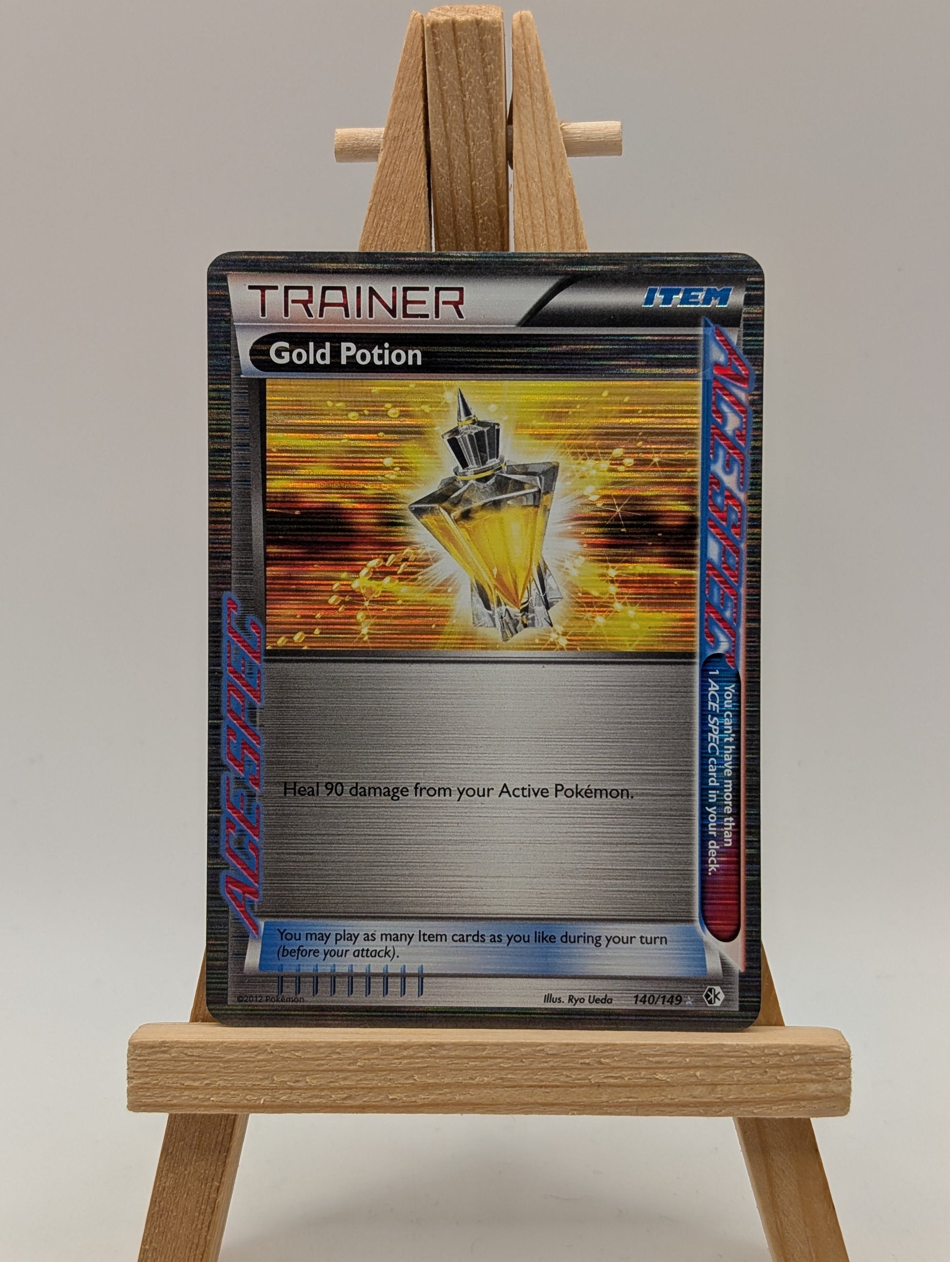 Gold Potion 140/149 Ace Spec Holo Rare Boundaries Crossed - Pokemon TCG FRENLY BRICKS - Open 7 Days