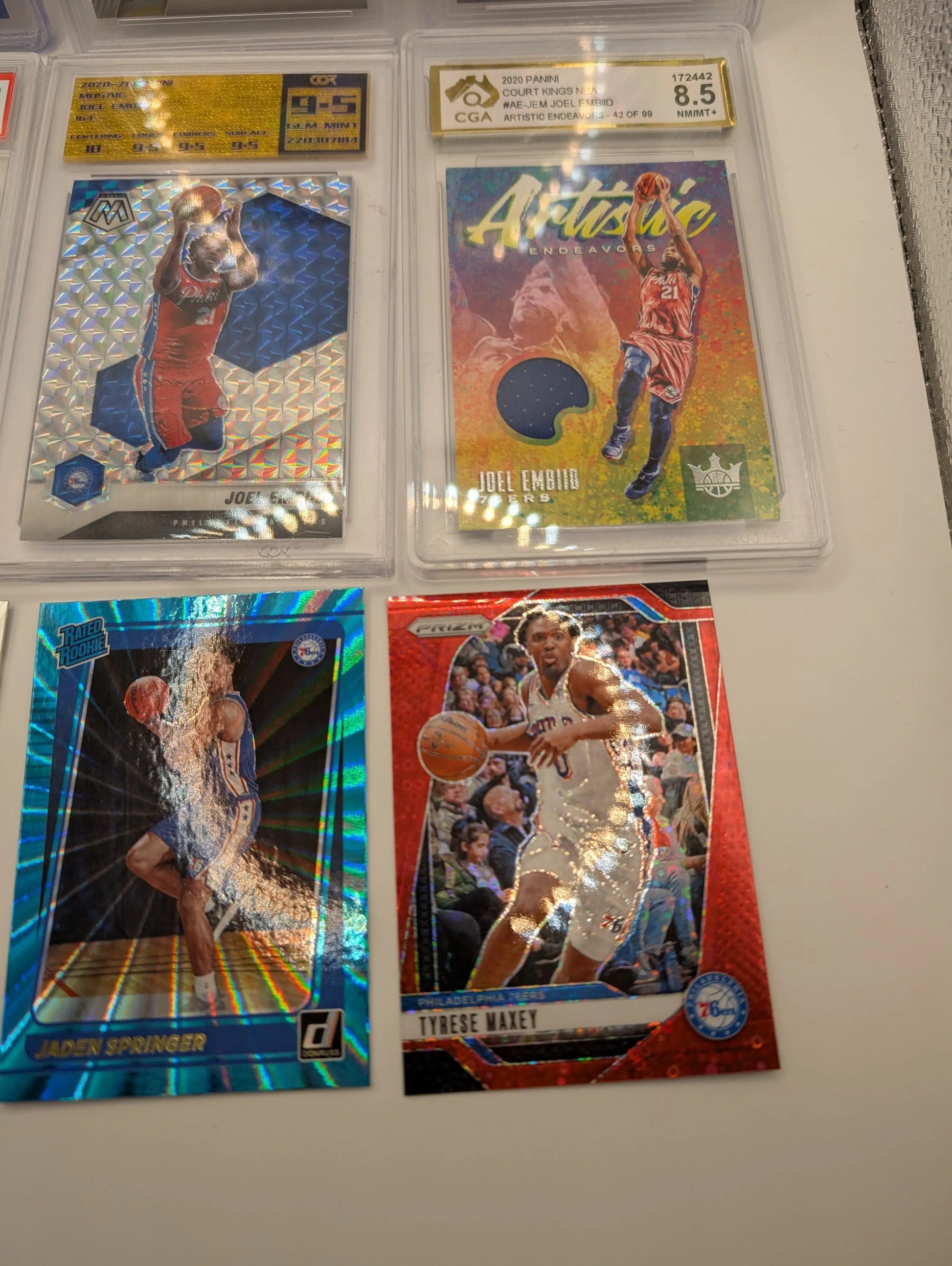 Philadelphia 76ers NBA Basketball Card Lot, Rookies, Patch, Auto, Joel Embiid FRENLY BRICKS - Open 7 Days