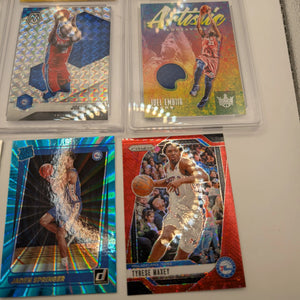 Philadelphia 76ers NBA Basketball Card Lot, Rookies, Patch, Auto, Joel Embiid FRENLY BRICKS - Open 7 Days