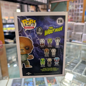The Wolf Man 114 ~ Universal Monsters ~ Funko Pop Vinyl FRENLY BRICKS - Open 7 Days