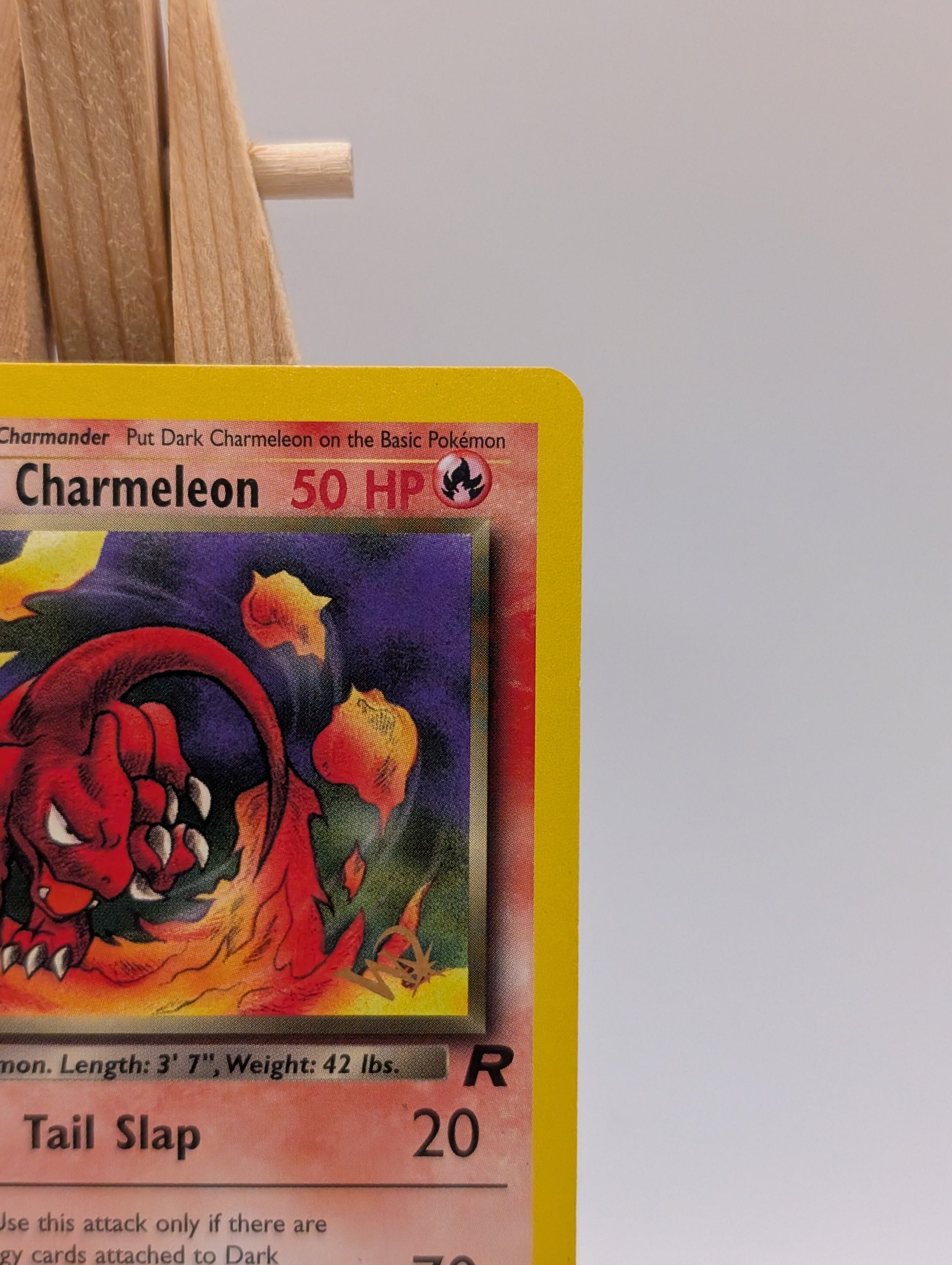 Pokemon - Dark Charmeleon - Team Rocket - W Stamp 32/82 WOTC FRENLY BRICKS - Open 7 Days