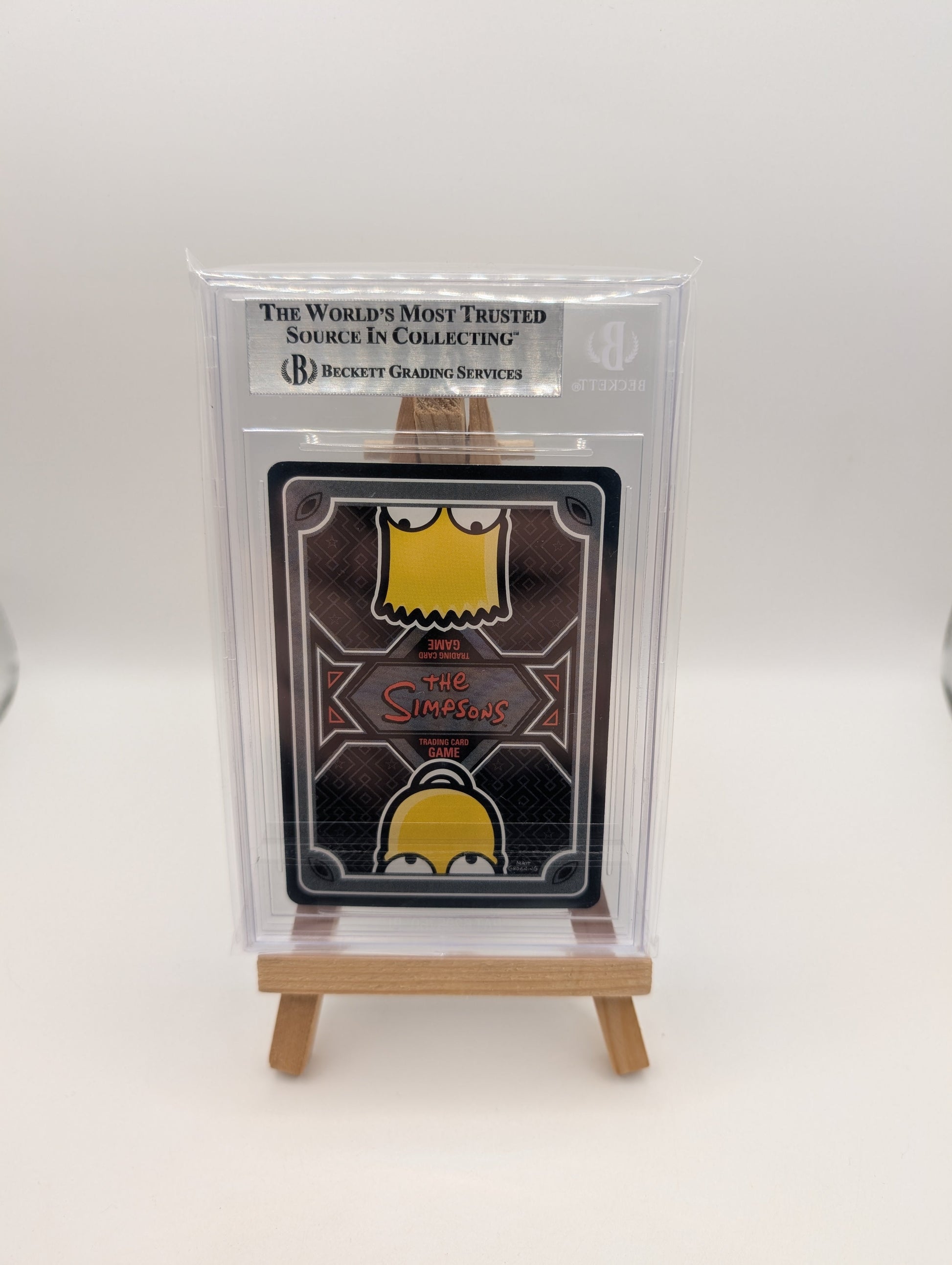 2003 WOTC WIZARDS OF THE COAST THE SIMPSONS TCG DANCIN HOMER SIMPSON CARD BGS 8.5 FRENLY BRICKS - Open 7 Days