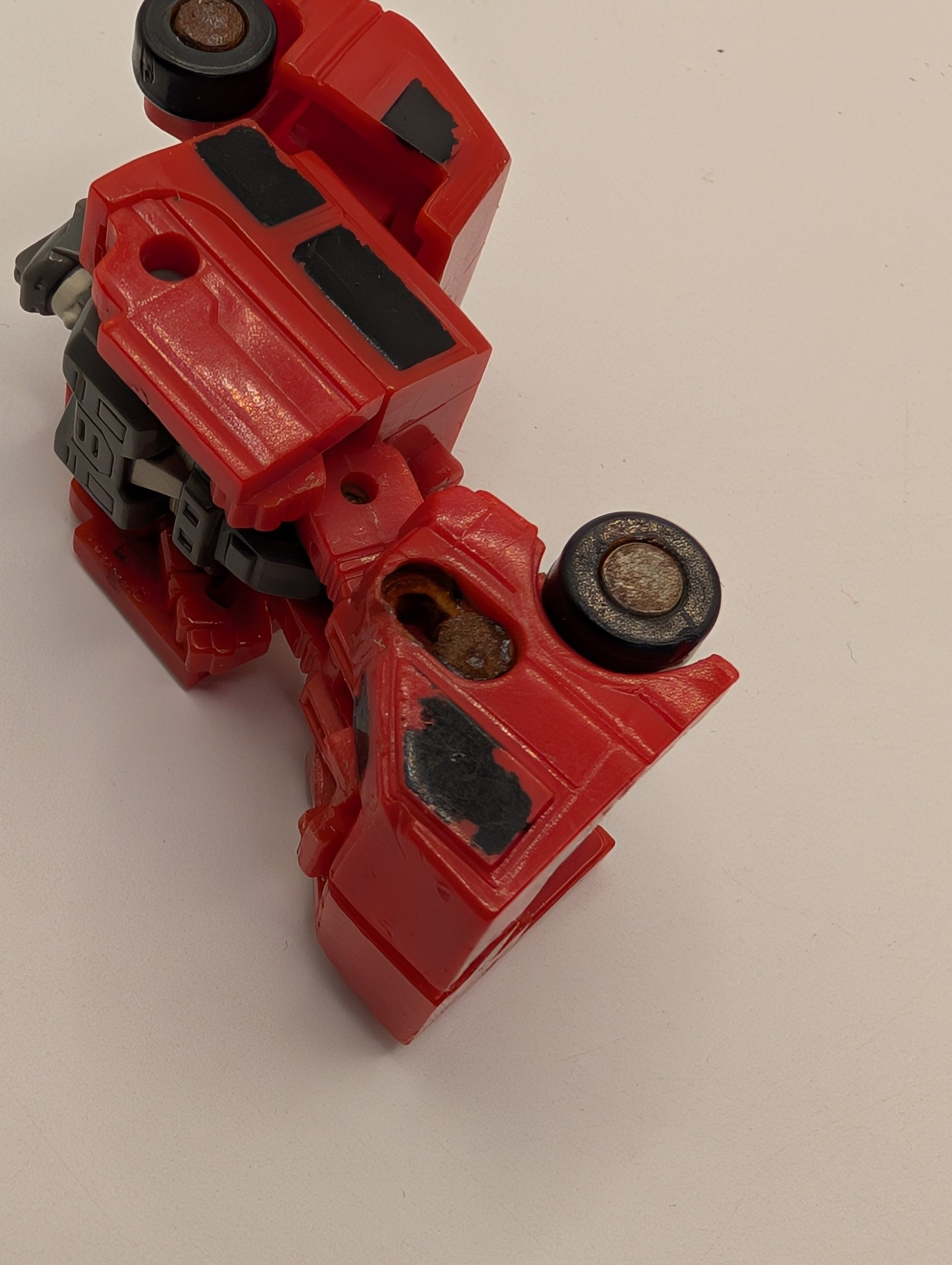 Vtg 1989 Transformers G1 Red Tote Minicar Figure Micromasters Off Road Patrol FRENLY BRICKS - Open 7 Days