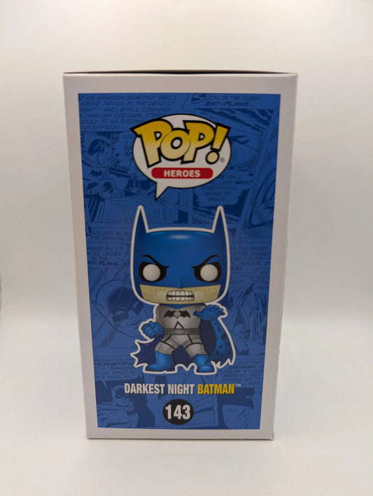 Funko Pop Vinyl DC Pop Heroes #143 Darkest Night Batman Limited Edition NYCC 2016 FRENLY BRICKS - Open 7 Days