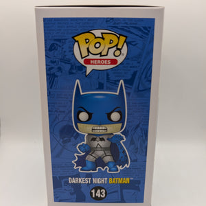 Funko Pop Vinyl DC Pop Heroes #143 Darkest Night Batman Limited Edition NYCC 2016 FRENLY BRICKS - Open 7 Days