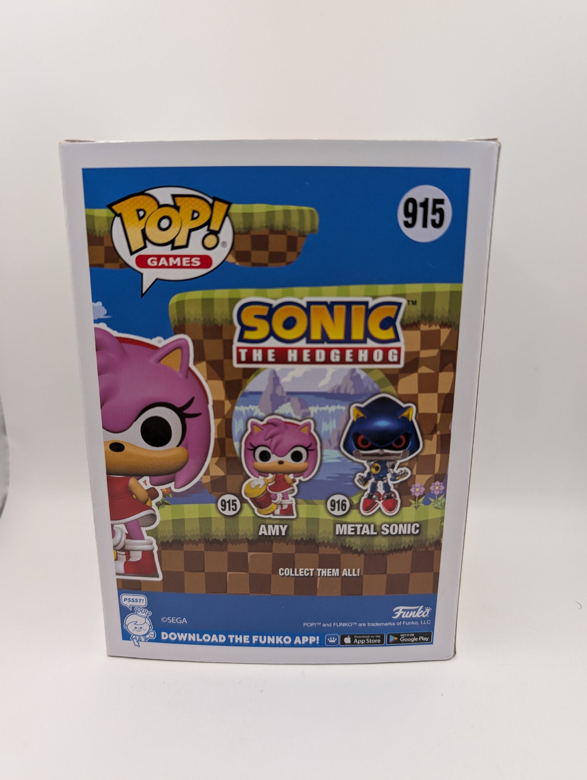Funko Pop! Games Sonic the Hedgehog 915 Amy Vinyl